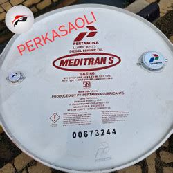 Jual 1 DRUM PERTAMINA OLI MEDITRAN S SAE40 OLI MESIN ISI 209 LTR - Kota ...