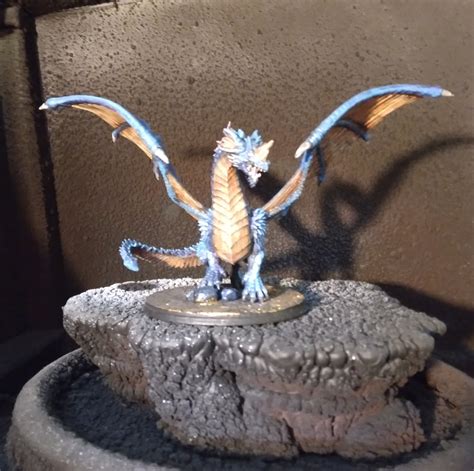 3D Printable Adult Blue Dragon by Sordane Publishing