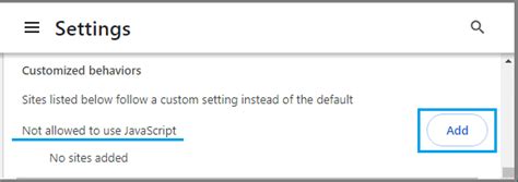 Allowed to Use JavaScript 的图像结果