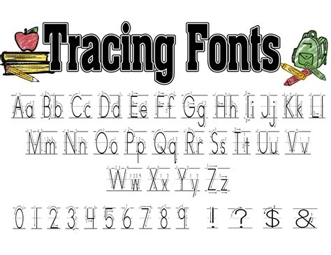 Traceable Fonts Ocean Trace Personal Use Font · 1001 Fonts