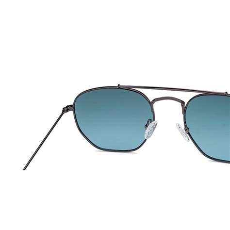 Buy Metal Black Blue Full Rim Geometric Vincent Chase Polarized The ...