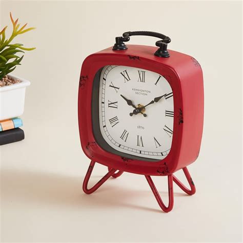Buy Corsica Table Clock - 23.5x15.6cm from Corsica by Home Centre at ...