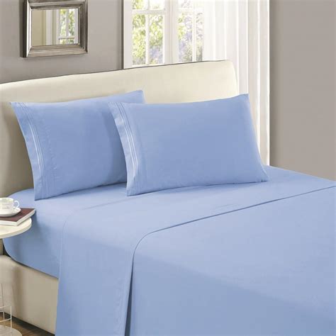 Amazon.com: Mellanni King Flat Sheet - Hotel Luxury 1800 Bedding Cooling Top Sheet - Softest ...