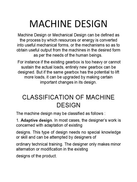 Image result for Machine Design