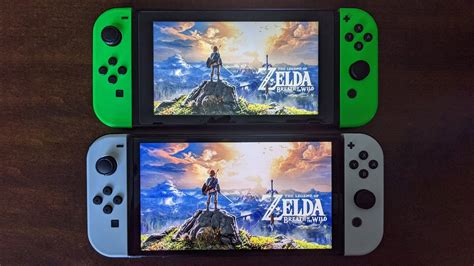 Switch OLED Screen Comparison 的图像结果