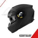 Steelbird SBH-40 ISI Certified Full Face Helmet for Men and Women with ...