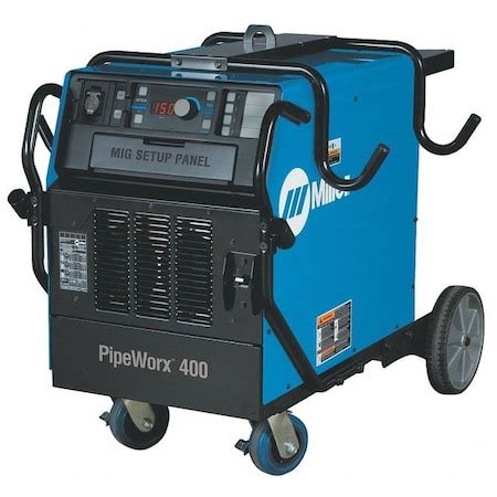Miller Electric Multiprocess Welder, Piperworx FieldPRO 400 Series, 240 ...
