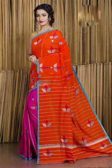 Khesh Sarees Online Shopping - Cotton Khesh Sarees New Patterns 2020 ...