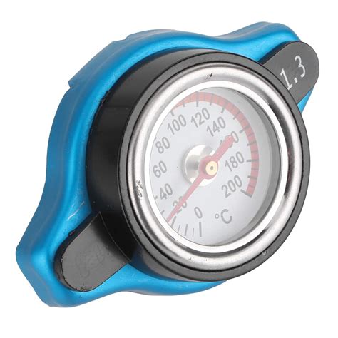 Thermostat Gauge Cap, Leak Proof with Temperature Gauge Radiator Cap ...