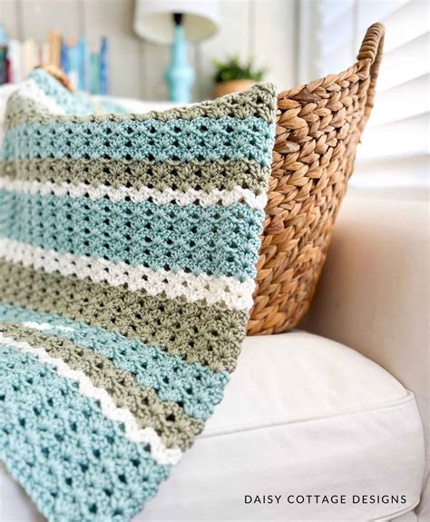 Easy Lap Blanket Crochet Pattern - Great for Beginners