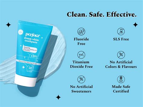 Buy Teeth Whitening Toothpaste Without SLS - Perfora Dream White Combo ...