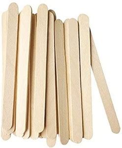 Flipkart.com | MOREL NATURAL WOODEN ICE CREAM STICKS FOR CAKESICLE ...