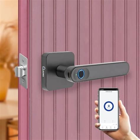 LAVNA Digital Smart Door Lock | 6 Way Unlock | Fingerprint, Mobile App ...