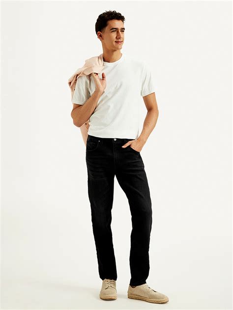 Men's 512 Slim Tapered Fit Black Jeans – Levis India Store