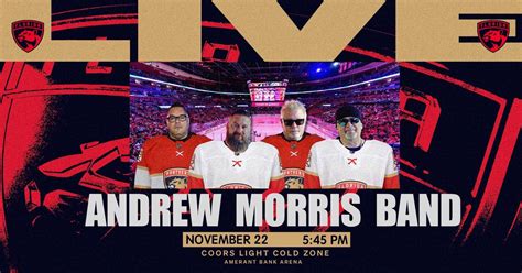 STANLEY CUP CHAMPIONS, FLORIDA PANTHERS WELCOME THE ANDREW MORRIS BAND ...