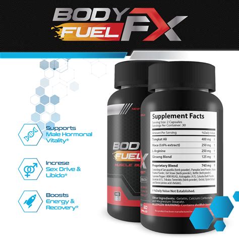 Buy Body Fuel FX Muscle Build Support - Breakthrough NO Booster for ...