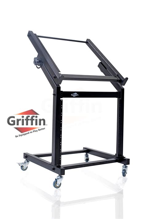 Griffin 19U Rack Mount Rolling Stand with Adjustable India | Ubuy