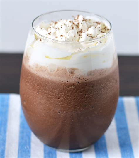 Frozen hot chocolate - Friday is Cake Night