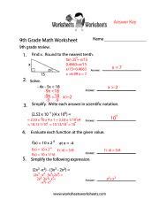 Image result for Math Answer Key Grade 9