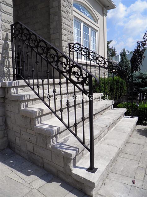 Best Outdoor Stair Railings from Wood, Glass, Wrought Iron
