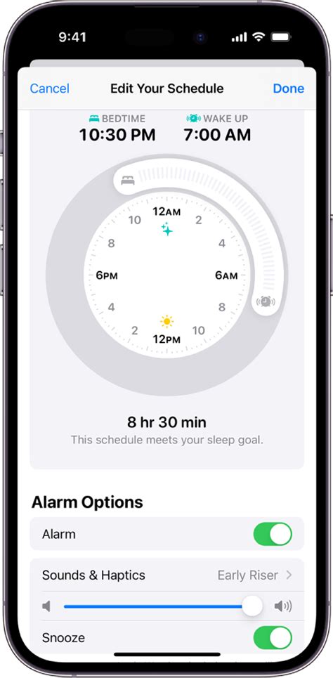 Add or change sleep schedules in Health on iPhone - Apple Support (IN)