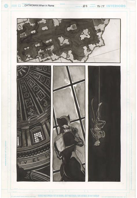 Original Comic Art by Catwoman When Rome 3 P17 | Nostalgic Investments