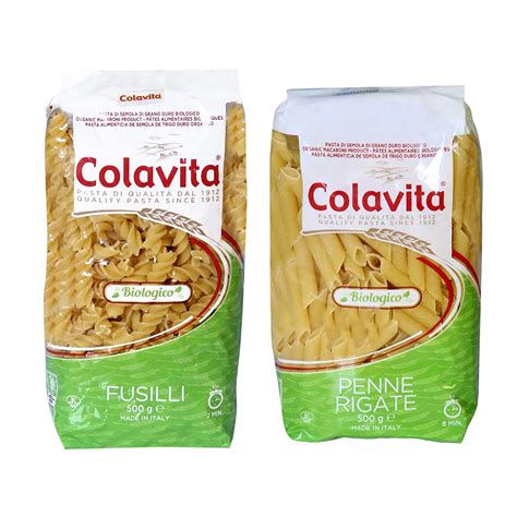 Buy Pasta Fusilli 500g and Penne 500g -Organic Durum Wheat (Combo Pack ...
