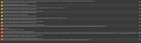 Image result for Why Gradle Build Failed in Unity