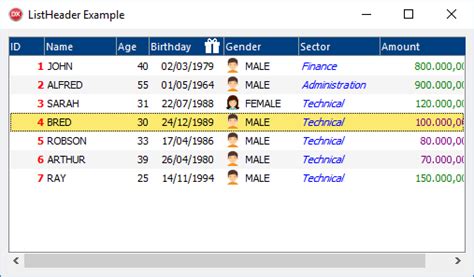 Delphi ListBox 的图像结果