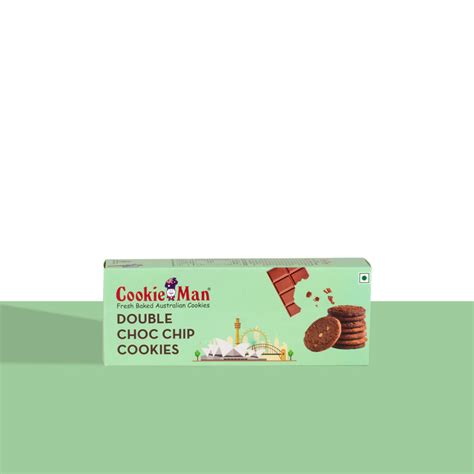 Double Choco Chip Cookie Carton - 150g | CookieMan India