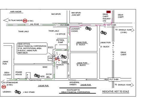 Route Map | Delhi Financial Corporation
