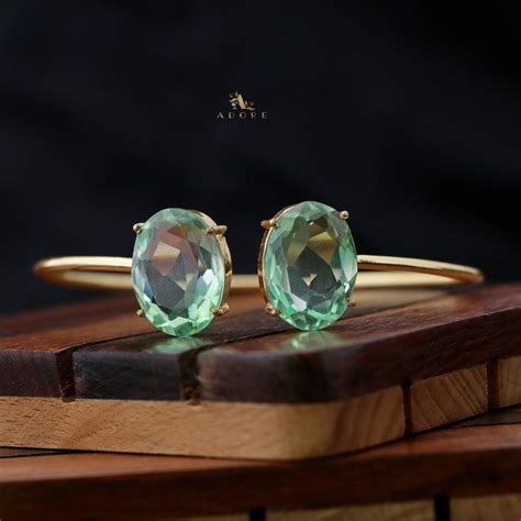 Glossy Ilana Dual Oval Bangle – Adore By Priyanka