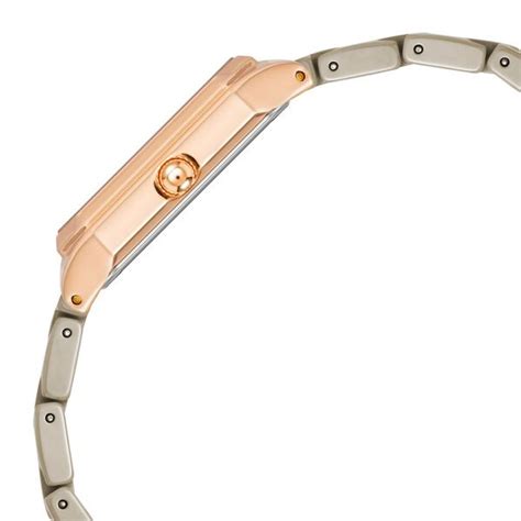 Buy Online Anne Klein Quartz Analog Brown Dial Ceramic Strap Watch for ...