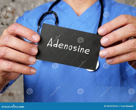 Exercise Stress Test Adenosine Phrase on the Sheet Stock Photo - Image ...