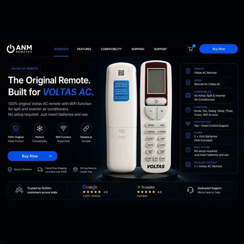 Voltas original ac remote - Perfect Working – ANM Remotes