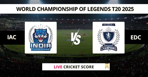 IAC vs EDC Live Score, Scorecard, Ball by Ball Update | World ...