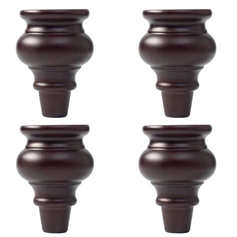 Akeyon Solid Hardwood Finished Replacement Feet For End Tables Solid ...