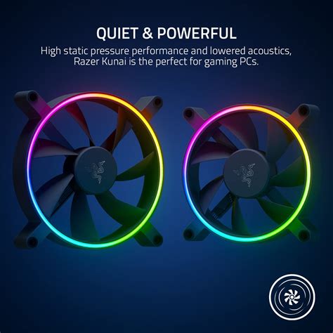 Razer Kunai Hydraulic 120MM aRGB PC Fan: Quiet, Powerful aRGB Fans ...