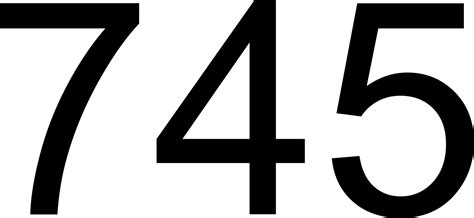 745 — семьсот сорок пять. натуральное нечетное число. в ряду натуральных чисел находится между ...