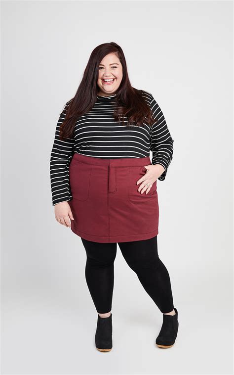 The Cashmerette Ellis Skirt: a curvy & plus size skirt sewing pattern