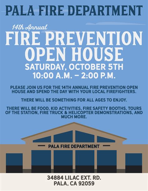 Announcement: PFD Fire Prevention Open House - Pala Tribe