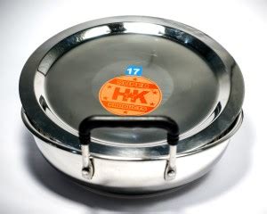 Super HK Stainless Steel Induction Compatible Kadhai with Stainless ...