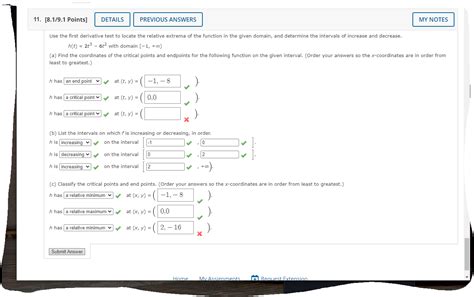 First Derivative Test Relative Extrema 的图像结果