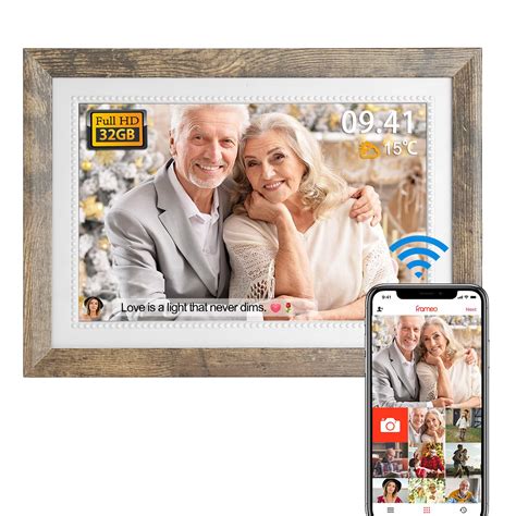 Buy FRAMEO Digital Picture Frame 10.1-inch WiFi Digital Photo Frame ...