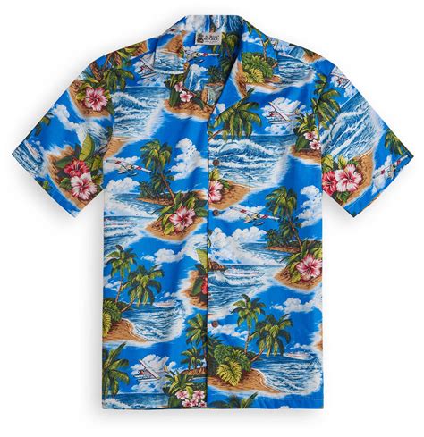 Light Blue Hawaiian Shirt