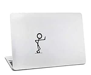 ISEE 360® Humorous for Guy Laptop Stickers Color Black Size L x H 5 cm ...