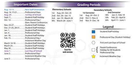 Kahla Middle School - School District Instructional Calendar - Cypress ...