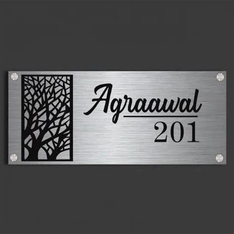 Stainless Steel Outdoor Indoor Name Plate Manufacturers and Suppliers ...