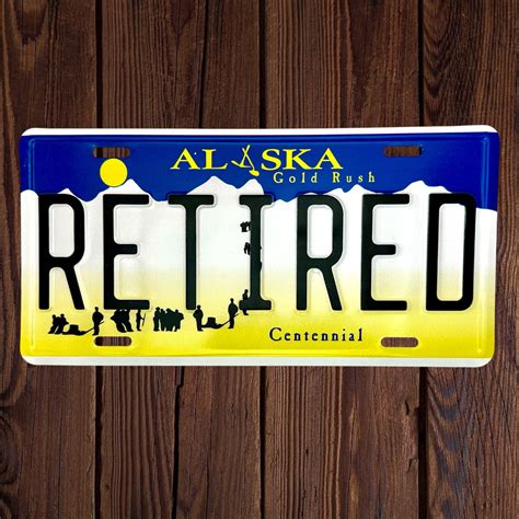 Alaska License Plate - Fish Creek Company