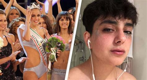 Over 100 trans men join Miss Italy in protest of the pageant’s statement about forbidding trans ...